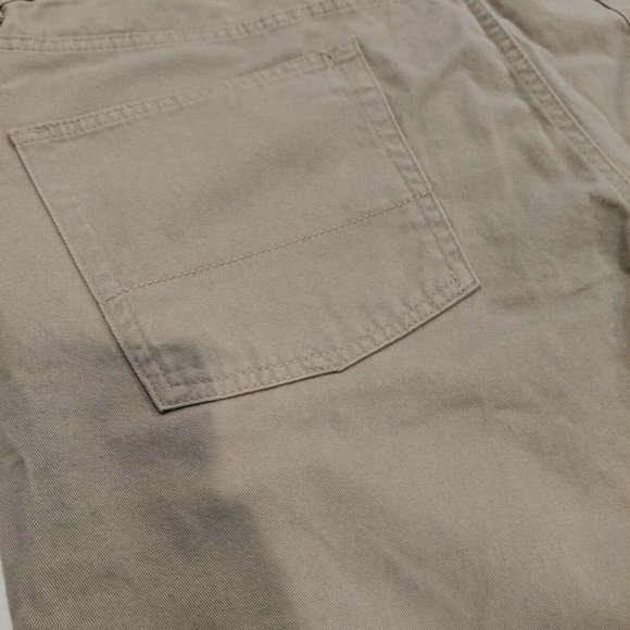 NWT Chaps Twill Khakis Hudson Tan Flat Front - Picture 10 of 10